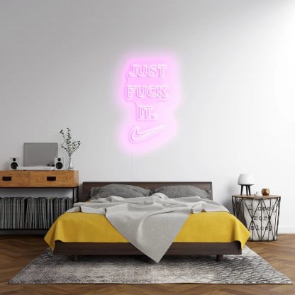 'Just Fuck It' Neon Sign - neonaffair