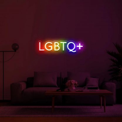 'LGBTQ+' LED Neon Sign - neonaffair