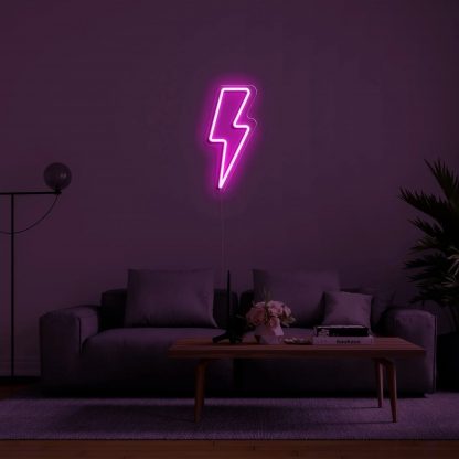 'Lightning Strike' LED Neon Sign - neonaffair