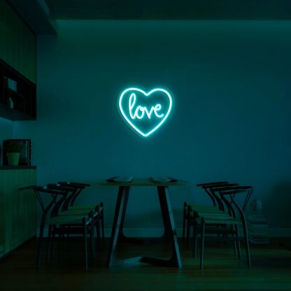 'Love Heart' LED Neon Sign - neonaffair