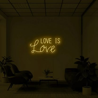 'Love is love' LED Neon Sign - neonaffair