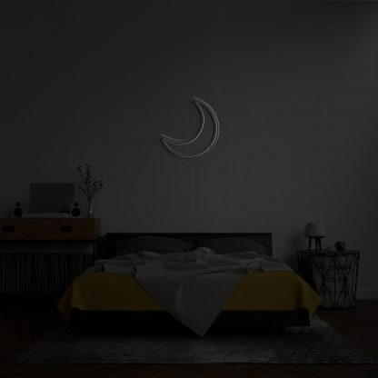 'Moon' LED Neon Sign - neonaffair