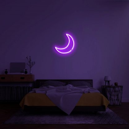 'Moon' LED Neon Sign - neonaffair