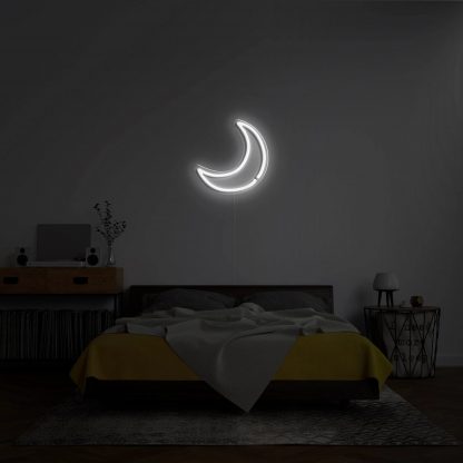 'Moon' LED Neon Sign - neonaffair