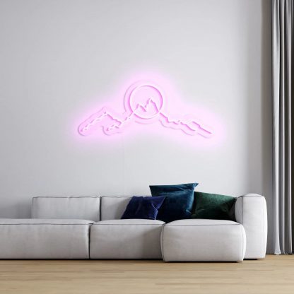 'Mountainscape' Neon Sign - neonaffair