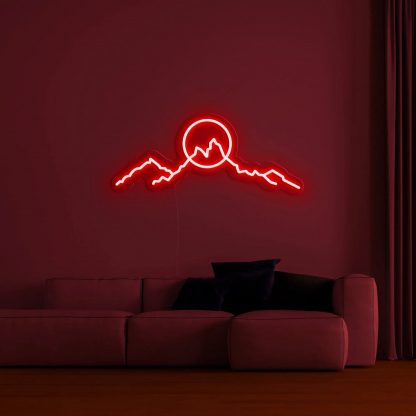 'Mountainscape' Neon Sign - neonaffair