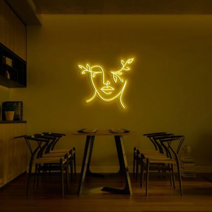 'Nature face' Neon Sign - neonaffair