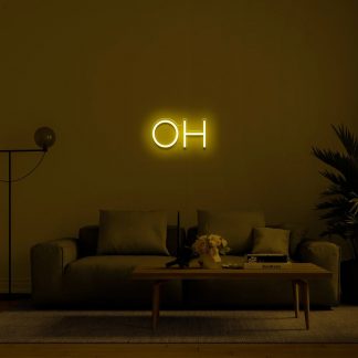 'OH' LED Neon Sign - neonaffair