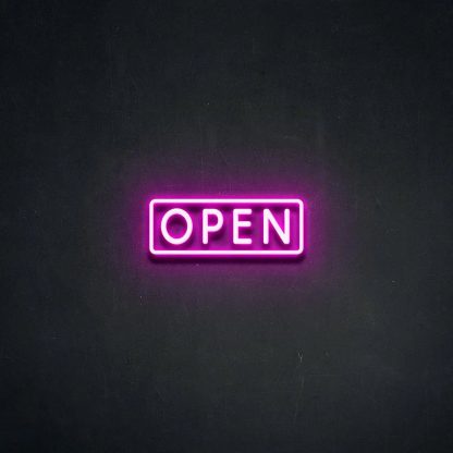 'Open' v2 Neon Sign - neonaffair