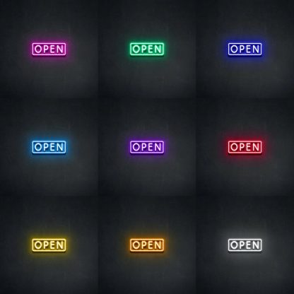 'Open' v2 Neon Sign - neonaffair