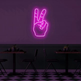 'Peace' LED Neon Sign - neonaffair