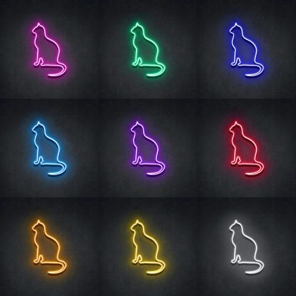 'Peaceful Cat' Neon Sign - neonaffair