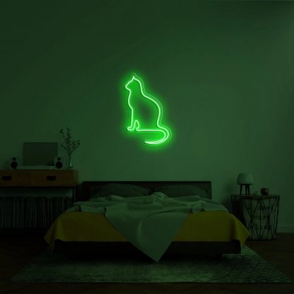 'Peaceful Cat' Neon Sign - neonaffair