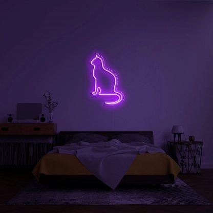 'Peaceful Cat' Neon Sign - neonaffair