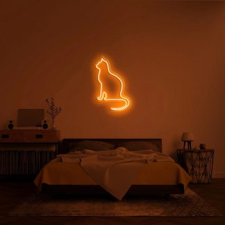 'Peaceful Cat' Neon Sign - neonaffair