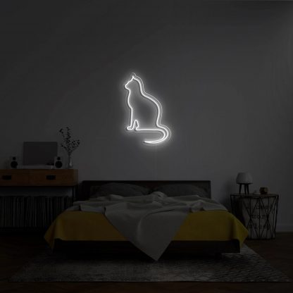 'Peaceful Cat' Neon Sign - neonaffair