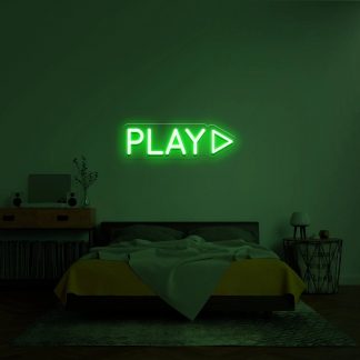 'Play' LED Neon Sign - neonaffair