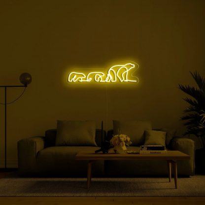 'Polar Bears' Neon Sign - neonaffair