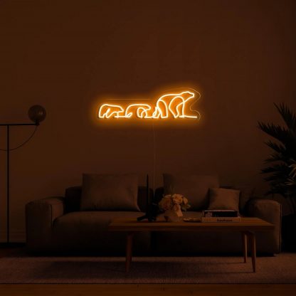 'Polar Bears' Neon Sign - neonaffair