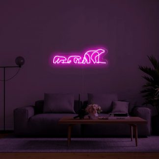 'Polar Bears' Neon Sign - neonaffair