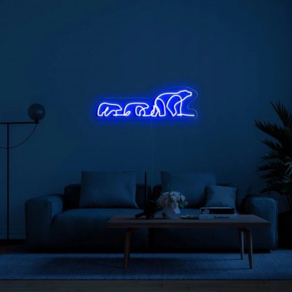 'Polar Bears' Neon Sign - neonaffair