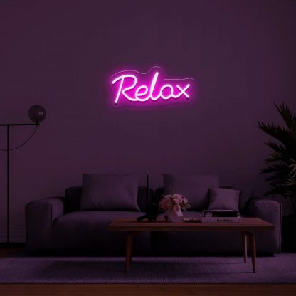 'Relax' LED Neon Sign - neonaffair