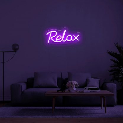 'Relax' LED Neon Sign - neonaffair