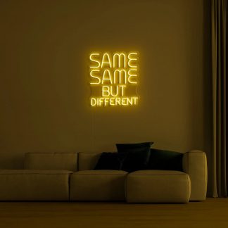 'Same same but different' LED Neon Sign - neonaffair