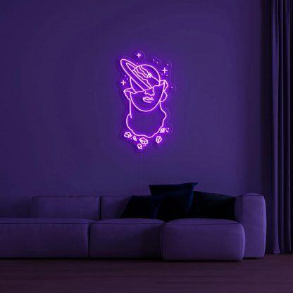 'Saturn Statue' Neon Sign - neonaffair