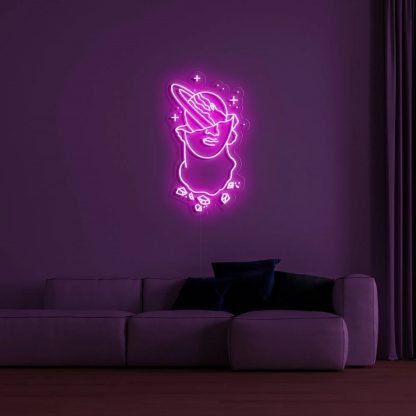 'Saturn Statue' Neon Sign - neonaffair