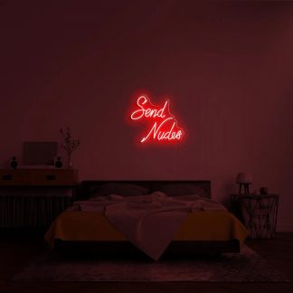 "Send Nudes" LED Neon Sign - neonaffair