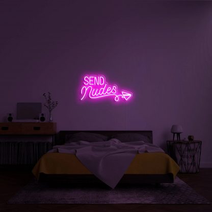 'Send nudes' LED Neon Sign - neonaffair