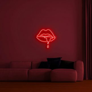 'Sexy Mouth' LED Neon Sign - neonaffair