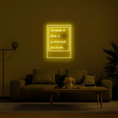 'Shake it like a polaroid picture' LED Neon Sign - neonaffair