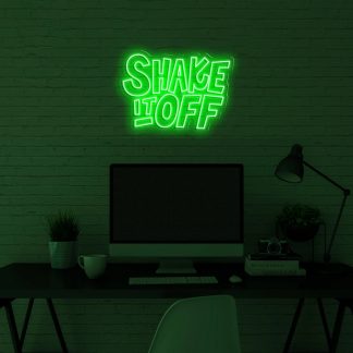 'Shake it off' LED Neon Sign - neonaffair