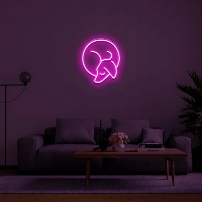 'Sleepy Dog' Neon Sign - neonaffair