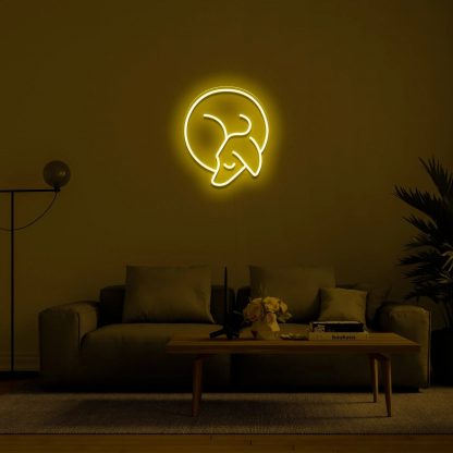 'Sleepy Dog' Neon Sign - neonaffair