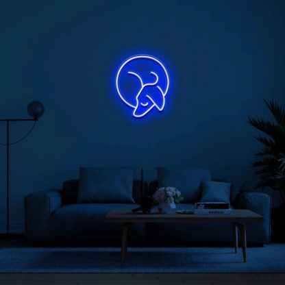 'Sleepy Dog' Neon Sign - neonaffair