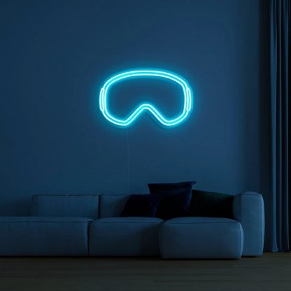 'Snowboard Goggles' LED Neon Sign - neonaffair