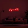 'stay a while' LED Neon Sign - neonaffair