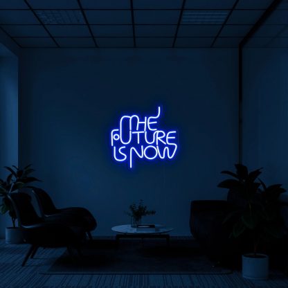 'The future is now' LED Neon Sign - neonaffair