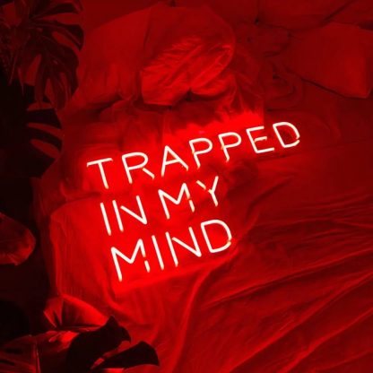 'Trapped In My Mind' LED Neon Sign - neonaffair