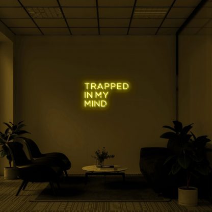 'Trapped In My Mind' LED Neon Sign - neonaffair