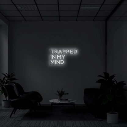 'Trapped In My Mind' LED Neon Sign - neonaffair