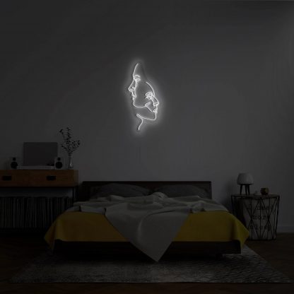 'Two Face' LED Neon Sign - neonaffair