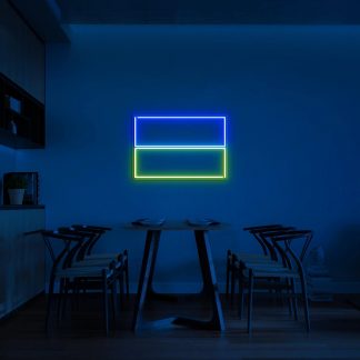 'Ukraine Flag' LED Neon Sign - neonaffair