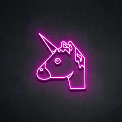 'Unicorn Head' Neon Sign - neonaffair