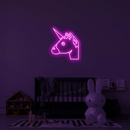 'Unicorn Head' Neon Sign - neonaffair