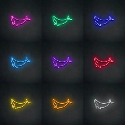 'Whale' Neon Sign - neonaffair