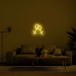 'Woman & Woman' LED Neon Sign - neonaffair